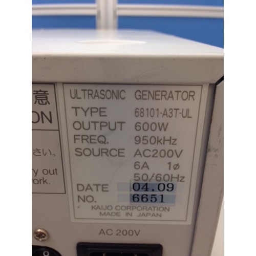 KAIJO 68101-A3T-UL Ultrasonic Generator Hi Megasonic 600